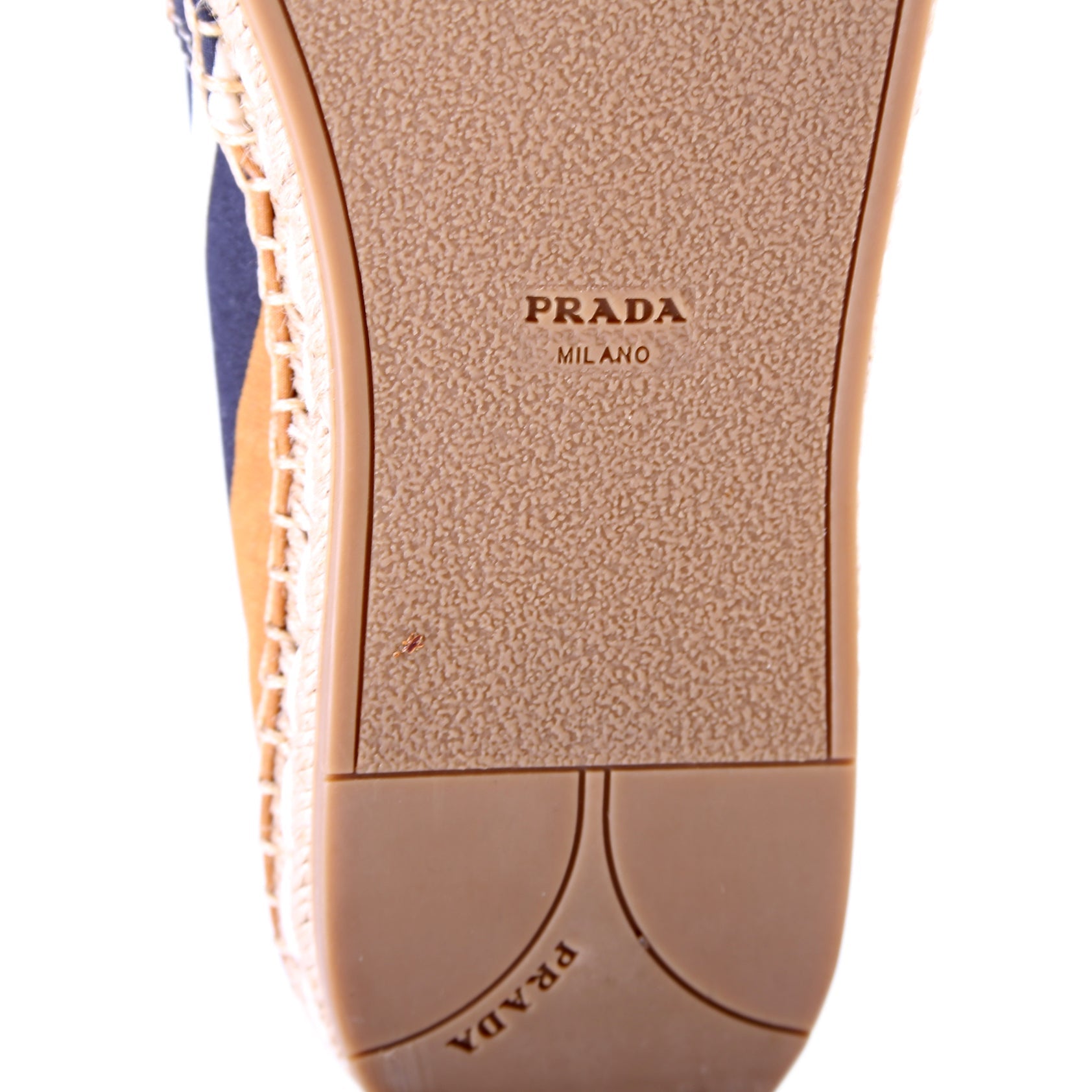 Prada Espadrille Flats Size 38.5