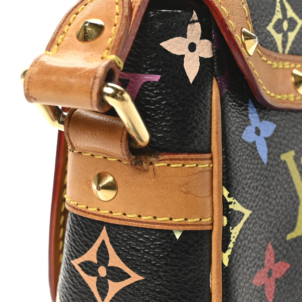Louis Vuitton Monogram Multicolor Sologne Black