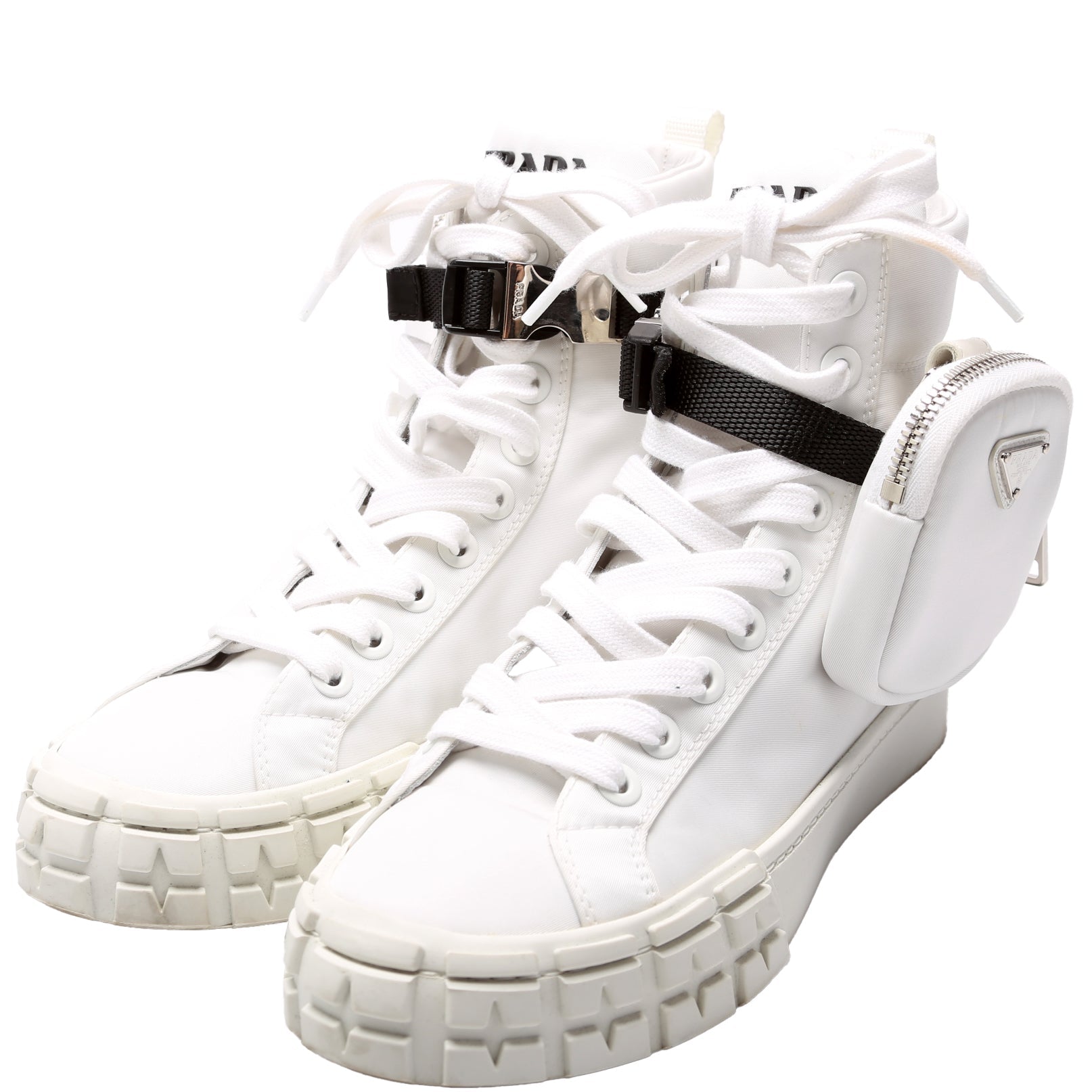 Double Wheel High Top Sneakers Size 38