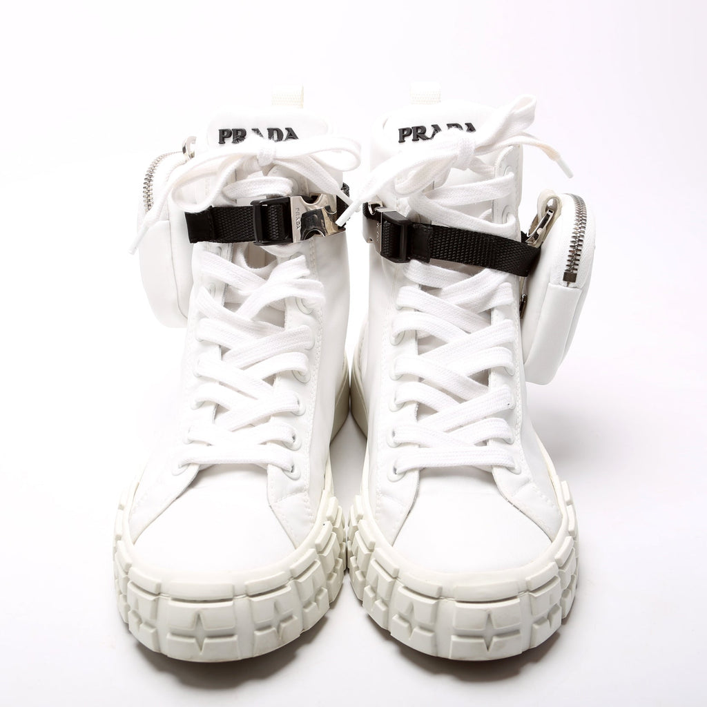 Double Wheel High Top Sneakers Size 38