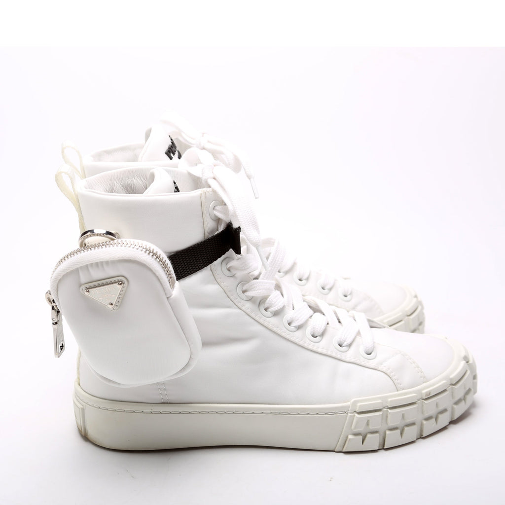 Double Wheel High Top Sneakers Size 38