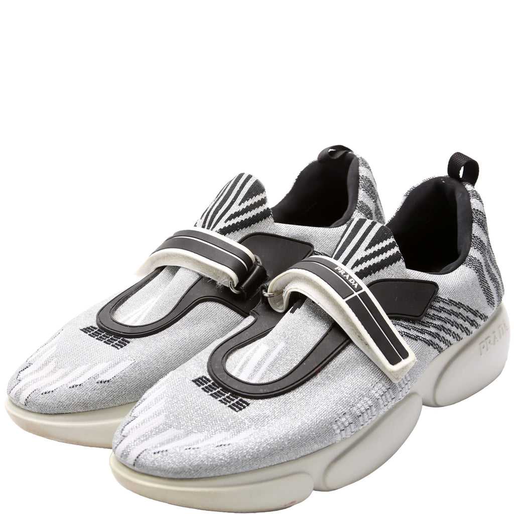 Prada Knit Logo Sneakers Size 39.5