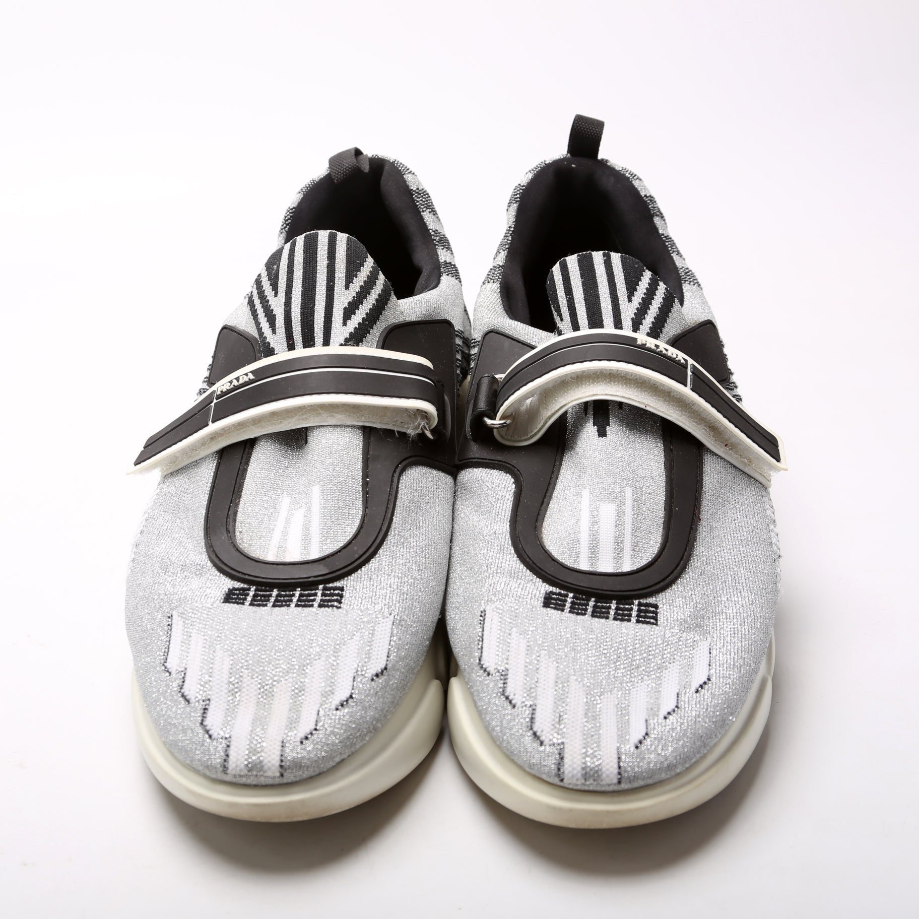 Prada Knit Logo Sneakers Size 39.5