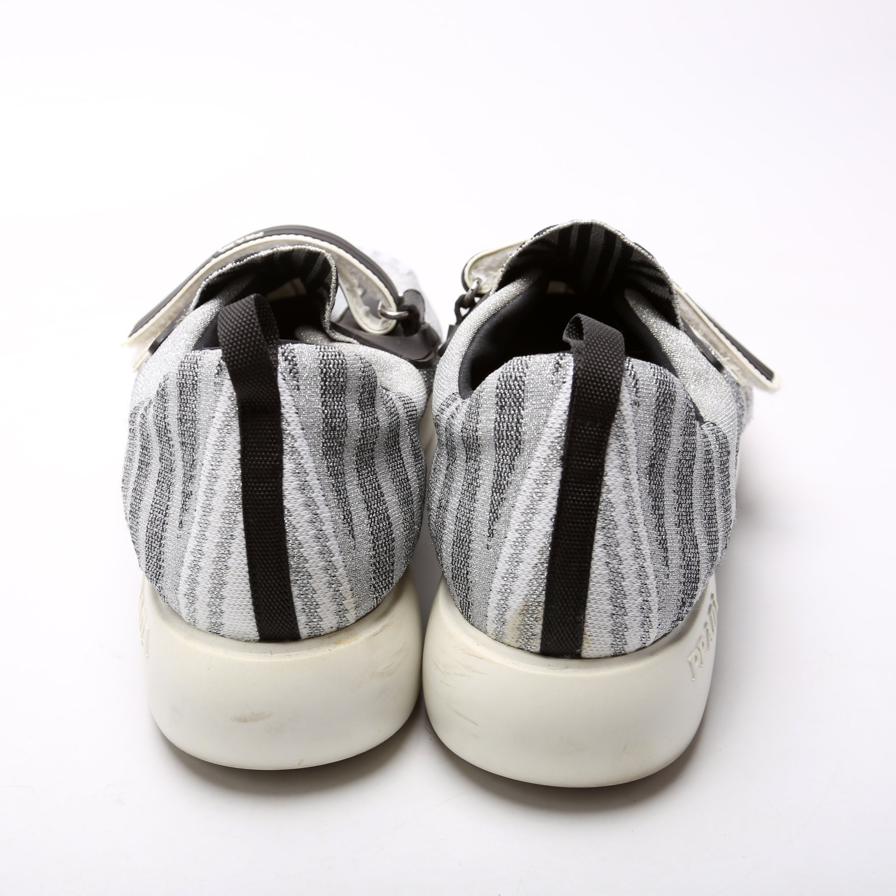 Prada Knit Logo Sneakers Size 39.5