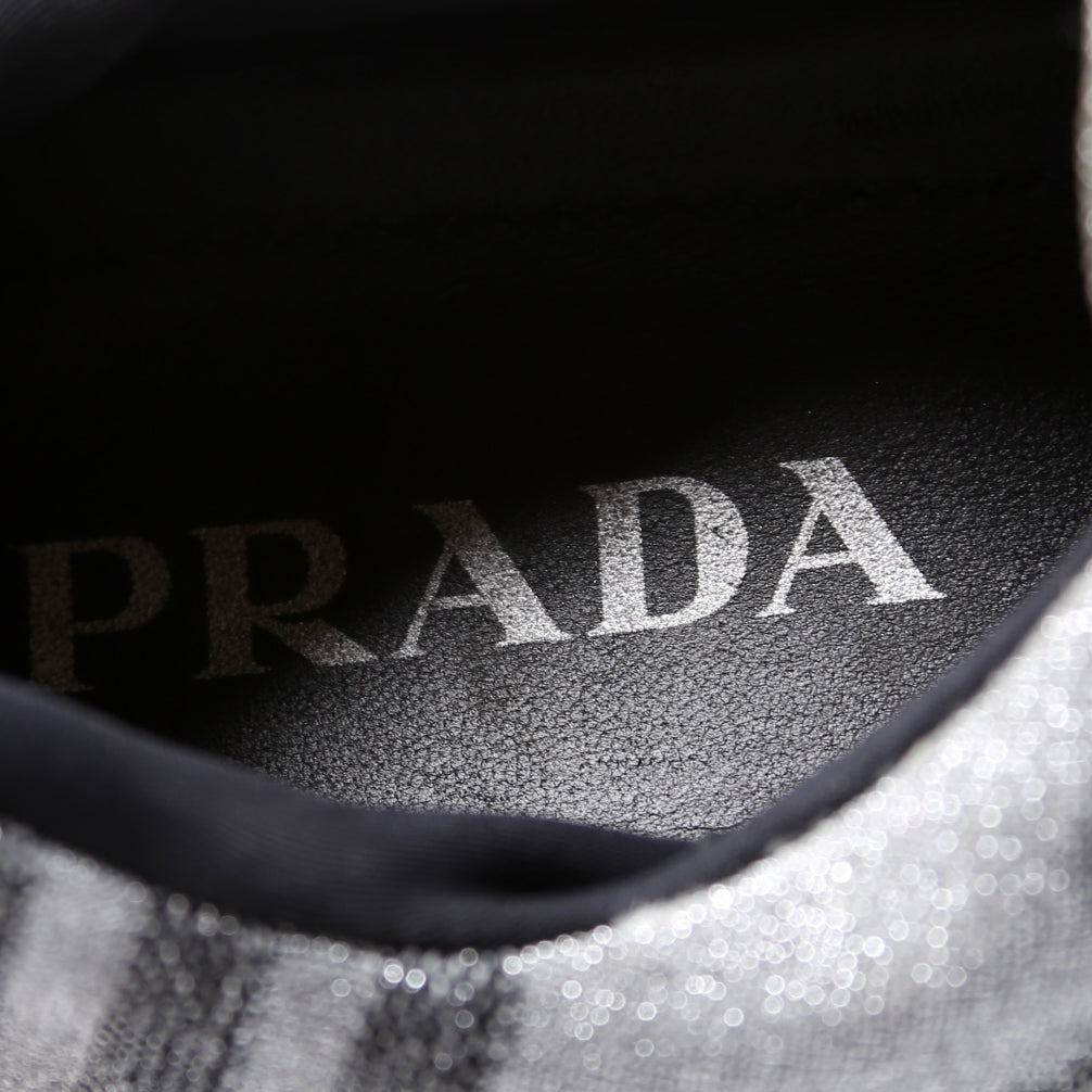 Prada Knit Logo Sneakers Size 39.5