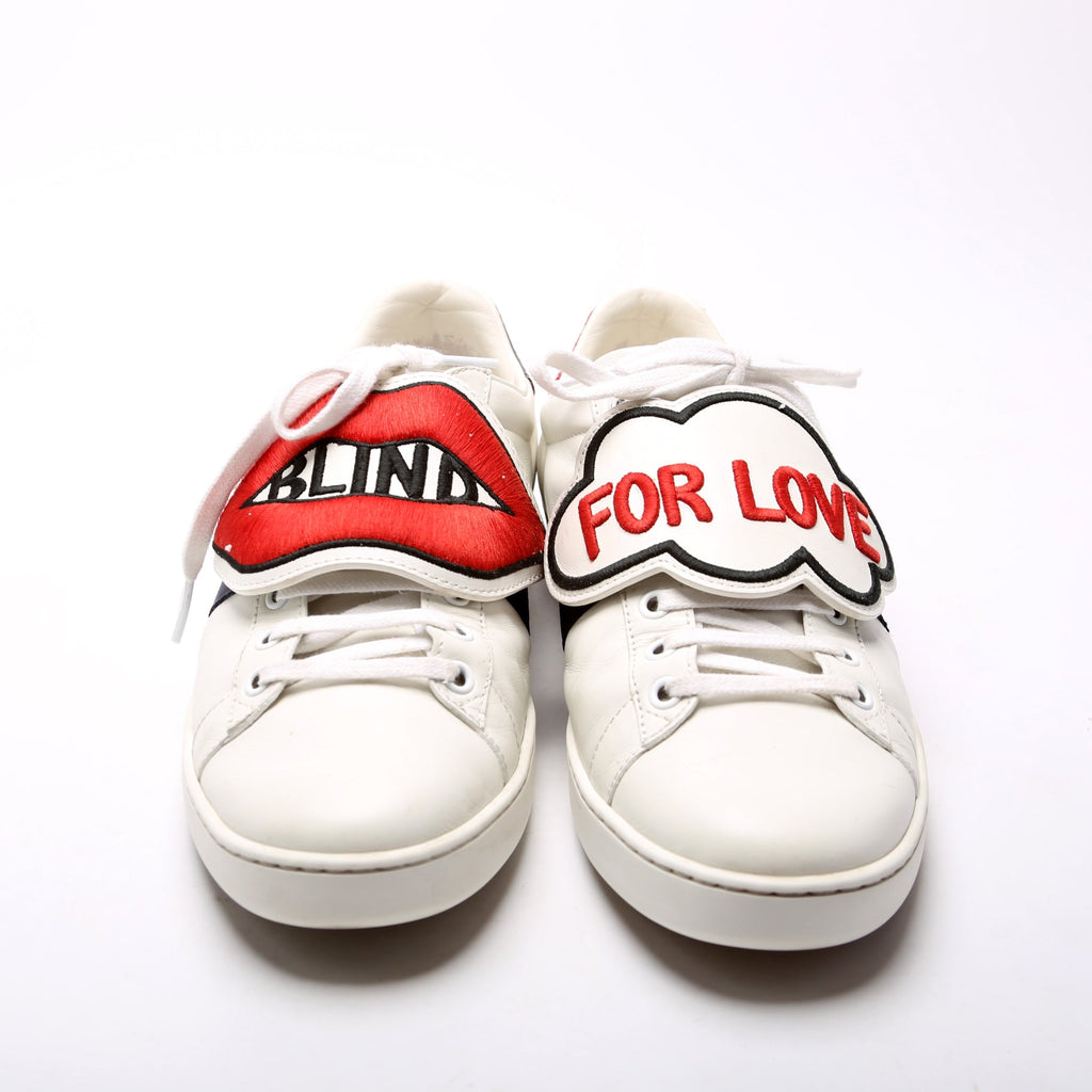 Gucci Ace Web Loved Sneakers Size 40