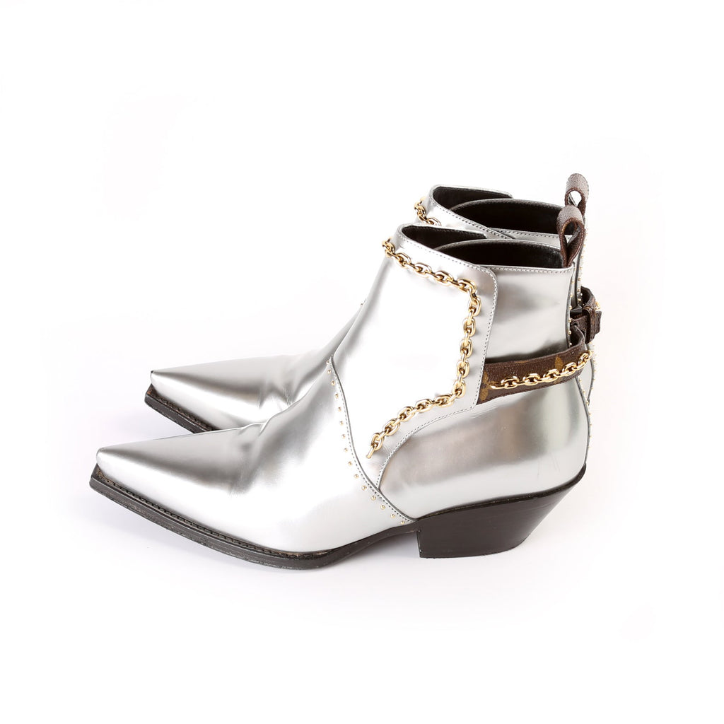 Leather Ankle Boots Size 37.5