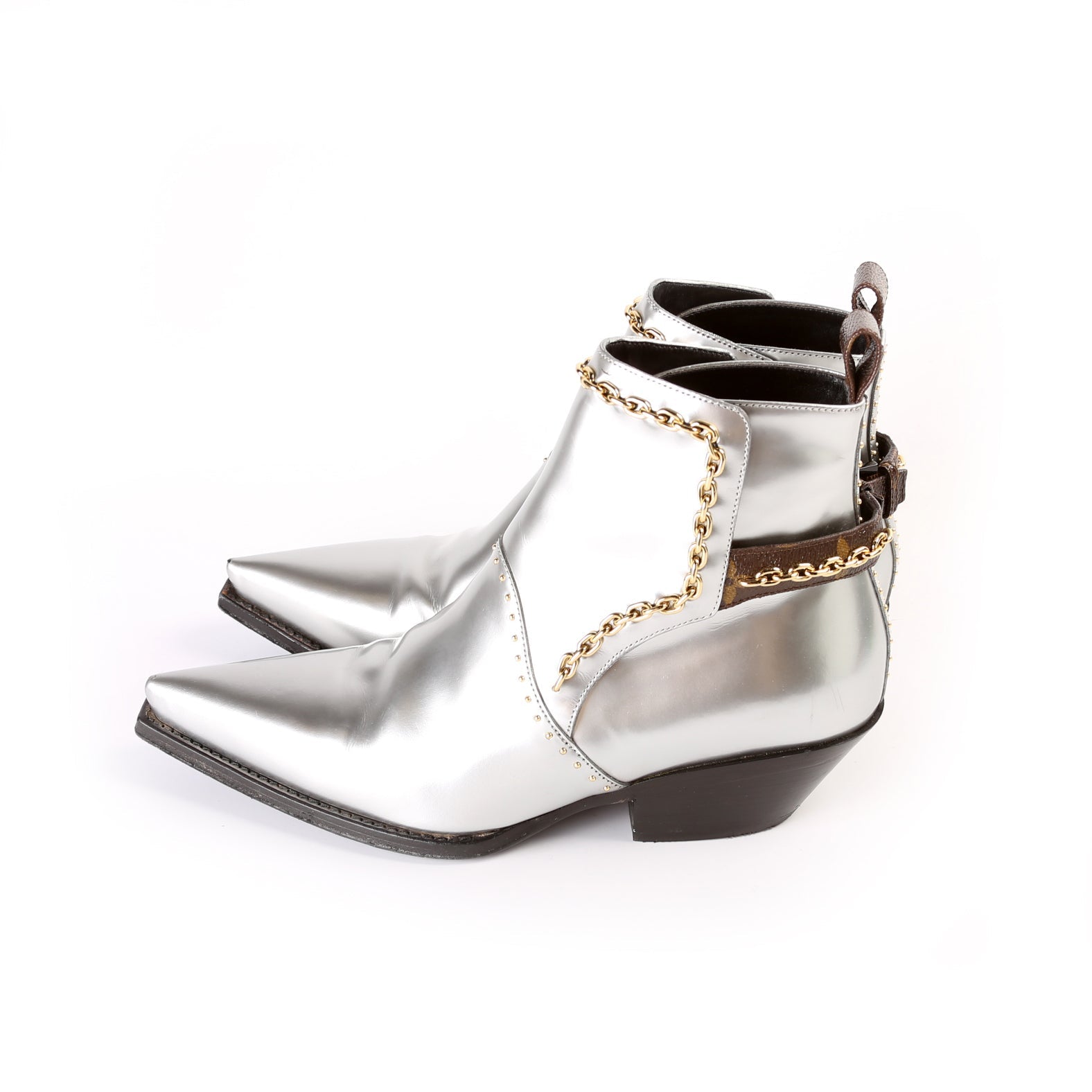 Leather Ankle Boots Size 37.5