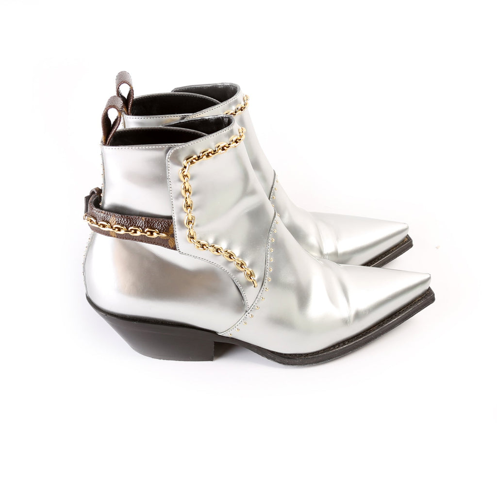 Leather Ankle Boots Size 37.5