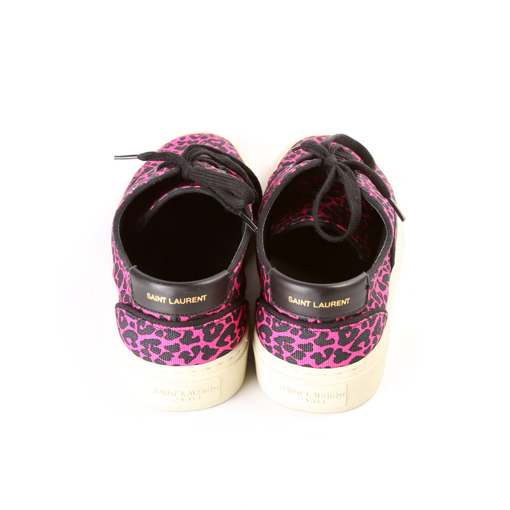SAINT LAURENT Canvas Low Top Sneakers Size 37