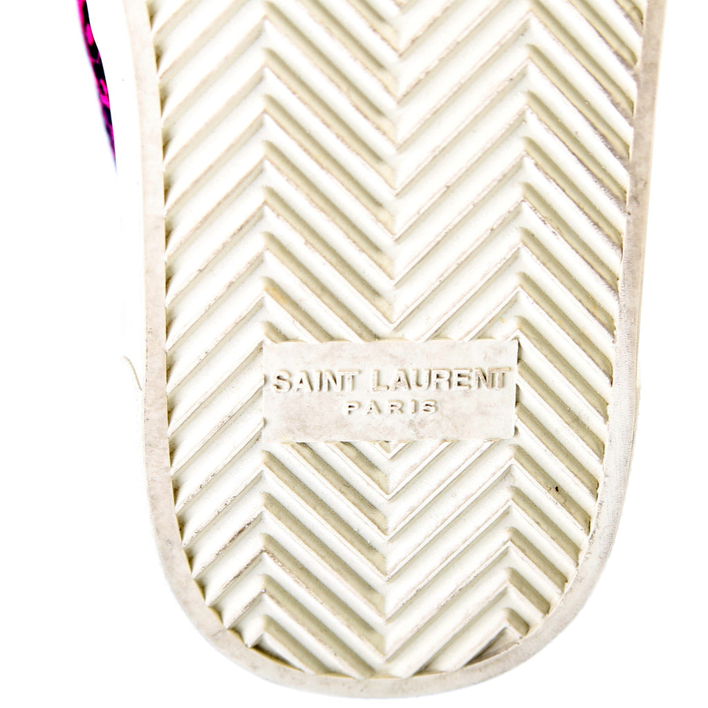 SAINT LAURENT Canvas Low Top Sneakers Size 37