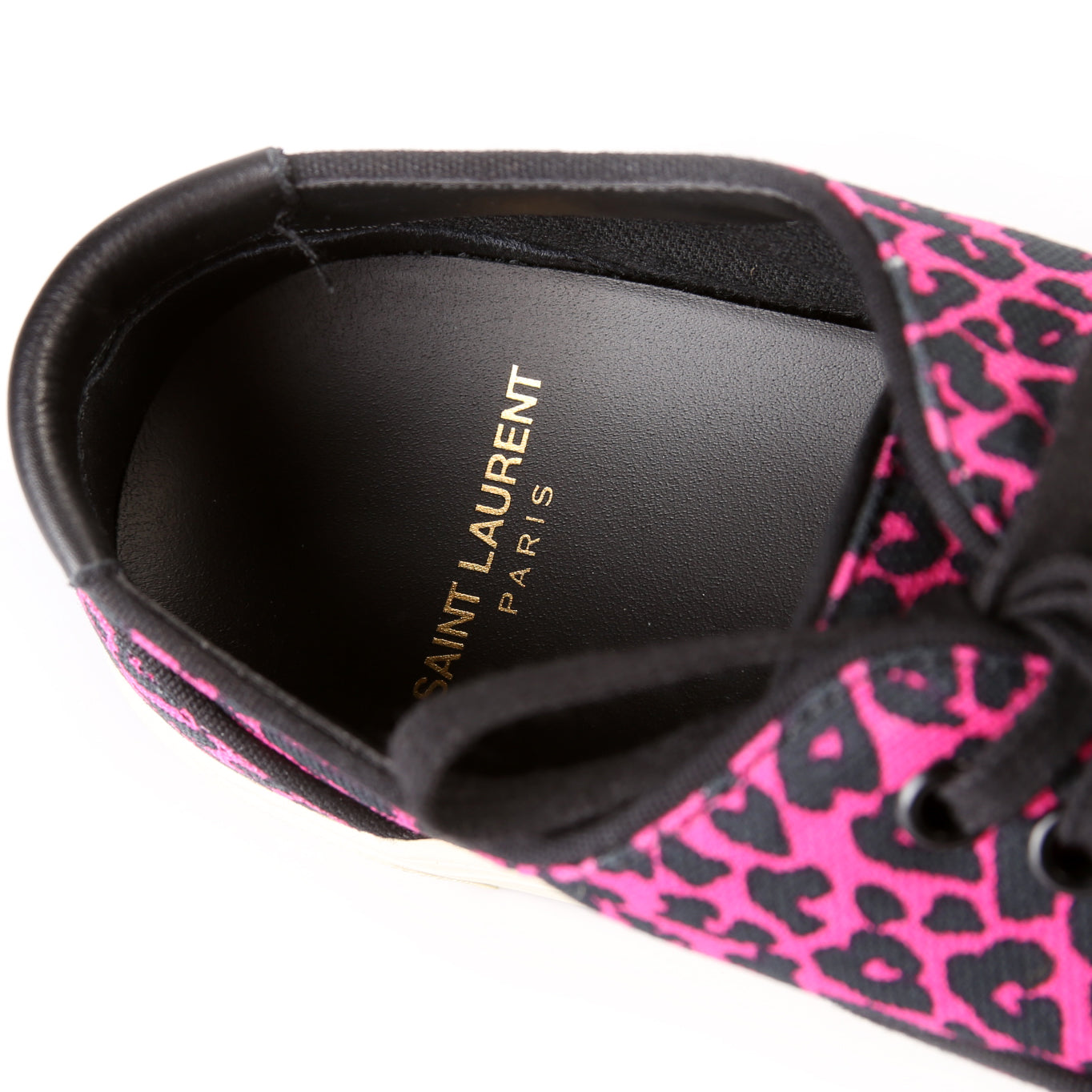 SAINT LAURENT Canvas Low Top Sneakers Size 37
