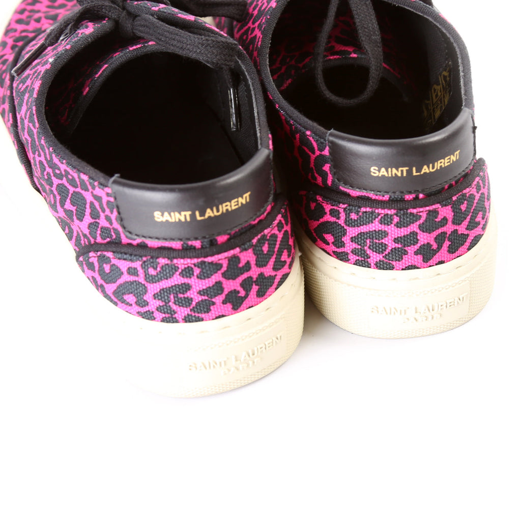 SAINT LAURENT Canvas Low Top Sneakers Size 37