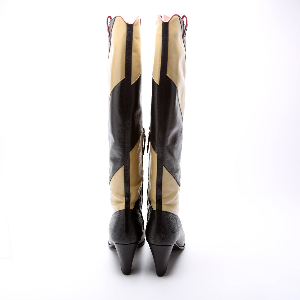 Gucci GG Knee High Boots Size 39.5