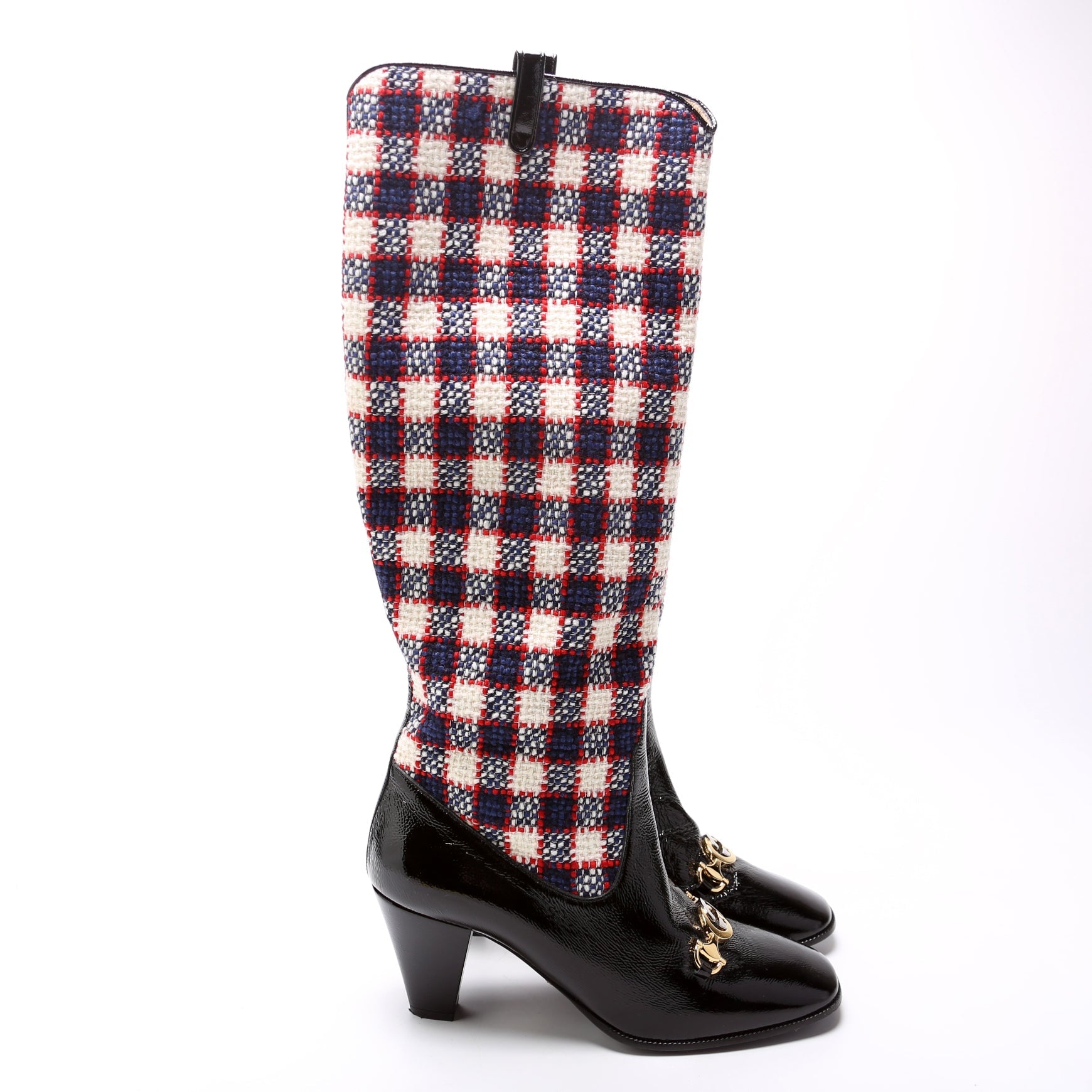 Gucci GG Knee High Boots Size 39
