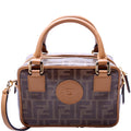 Glazed FF Canvas Mini Boston Bag
