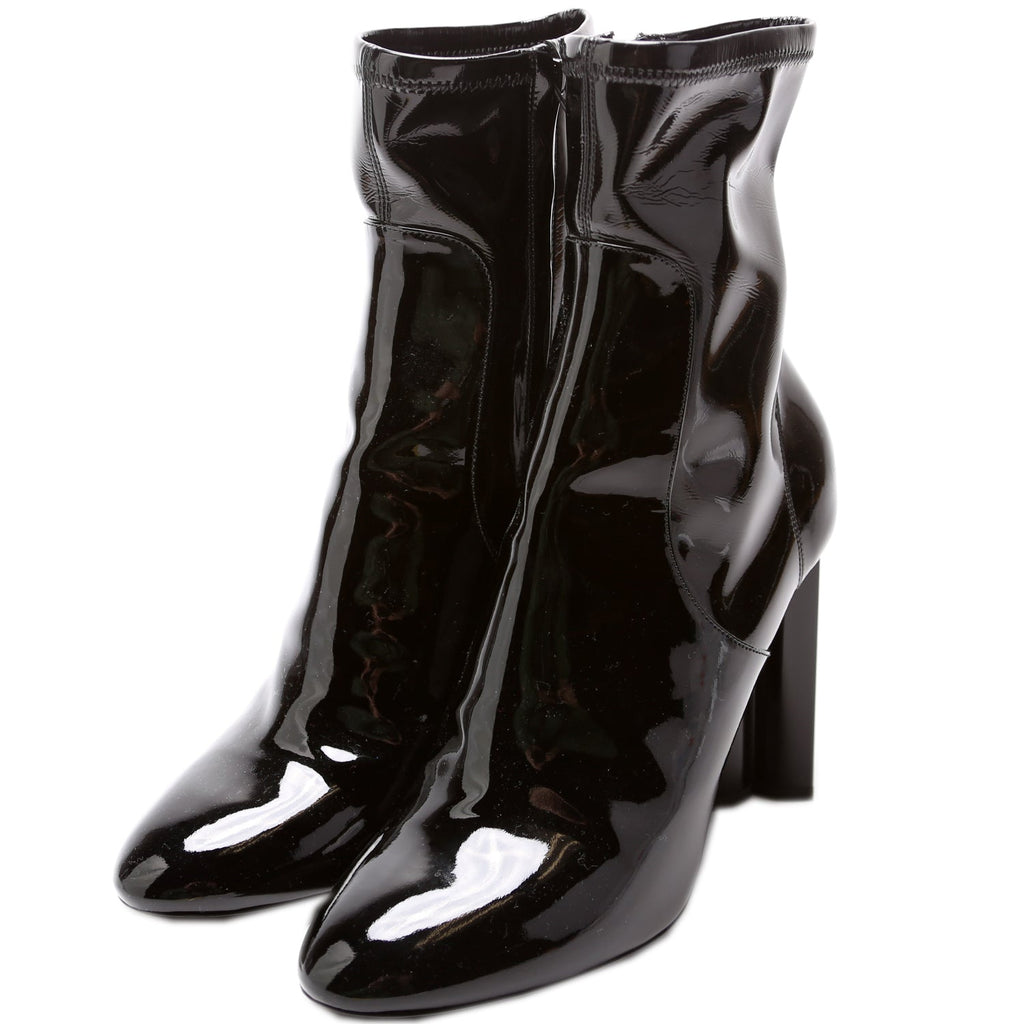 Silhouette Patent Ankle Boots Size 39