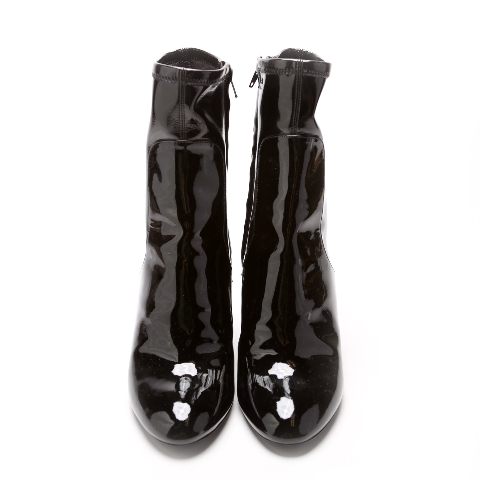 Silhouette Patent Ankle Boots Size 39