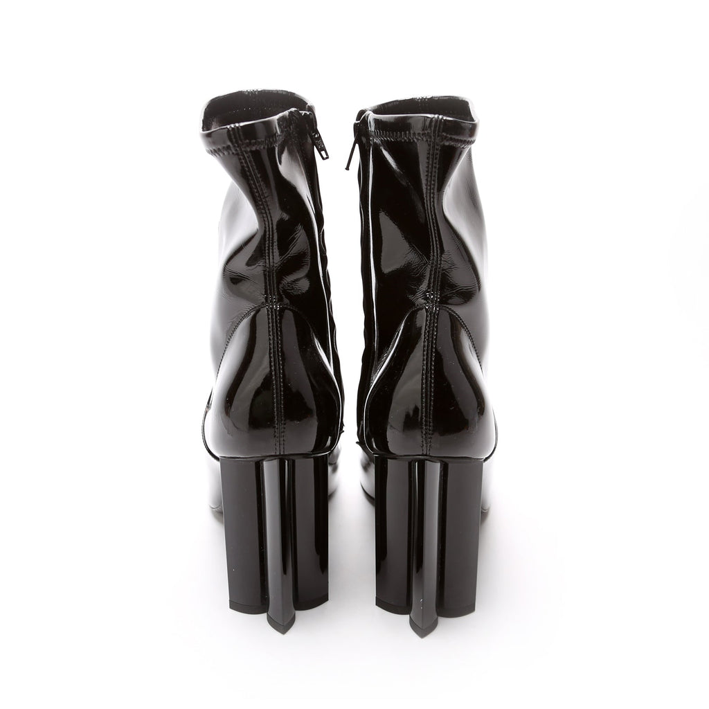 Silhouette Patent Ankle Boots Size 39
