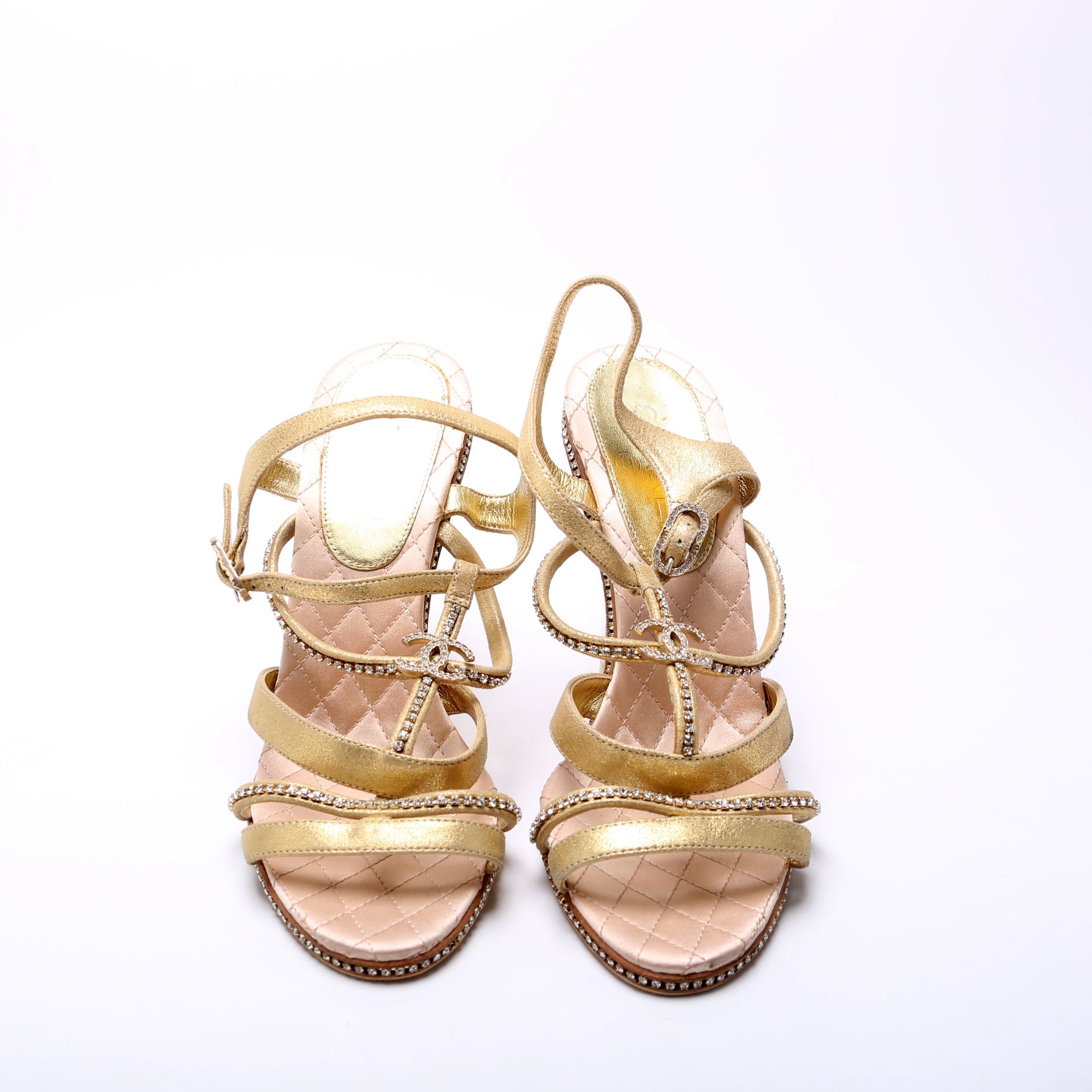 Lucite Heel Sandal Pumps Size 39