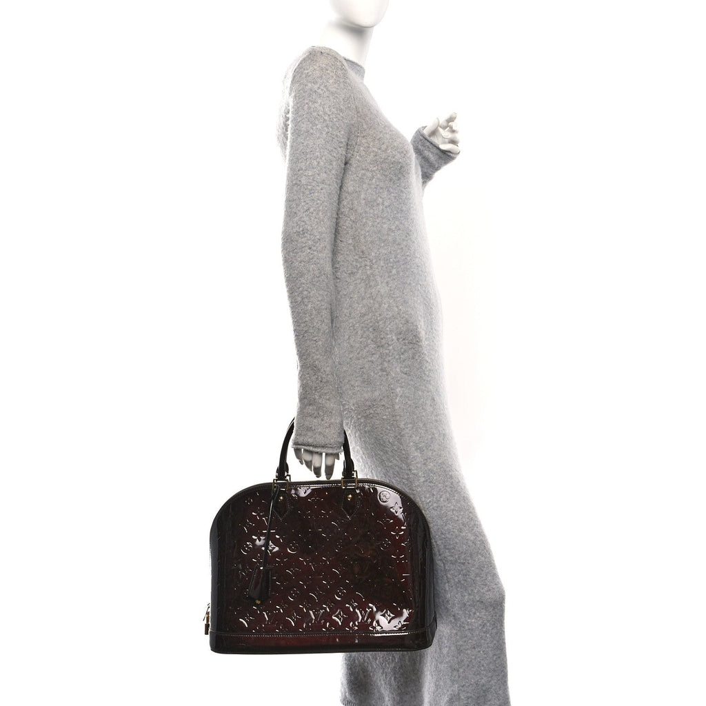 Louis Vuitton Vernis Alma GM Amarante
