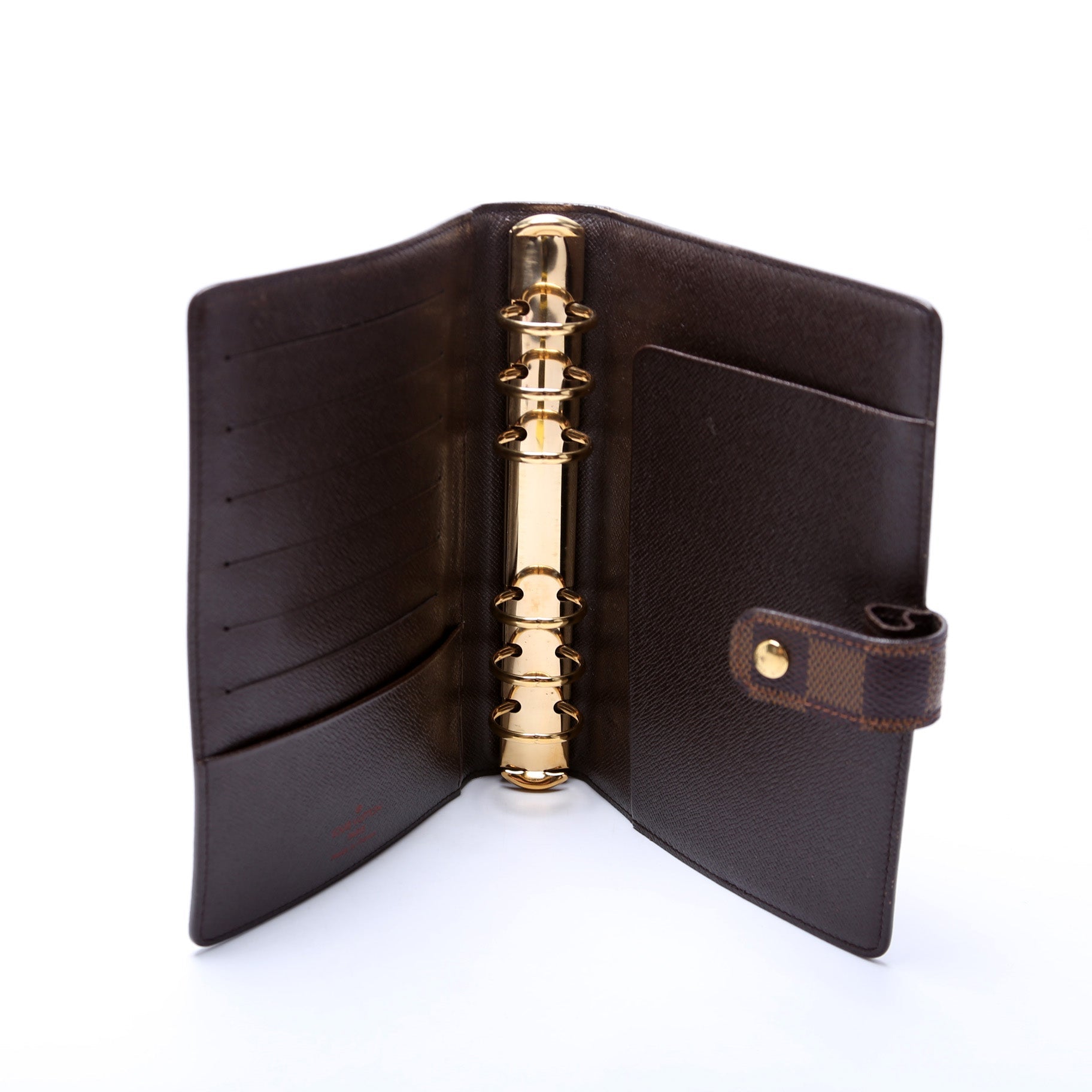 Agenda Medium Ring Damier Ebene