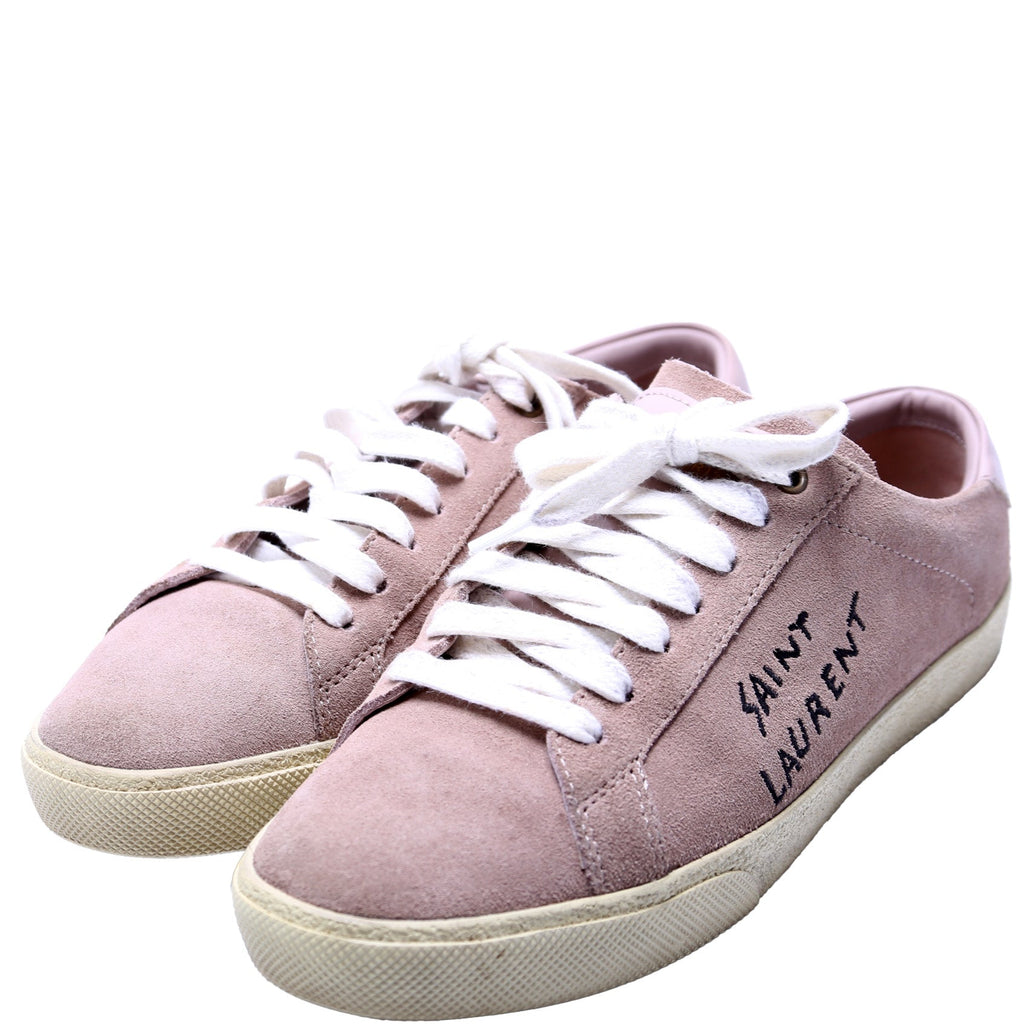 SAINT LAURENT Court Classic Suede Sneakers Size 38