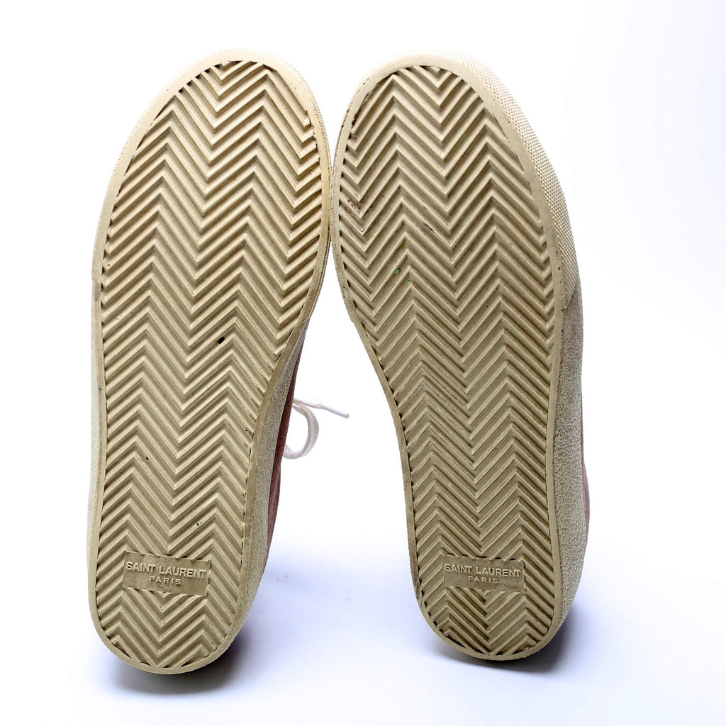SAINT LAURENT Court Classic Suede Sneakers Size 38