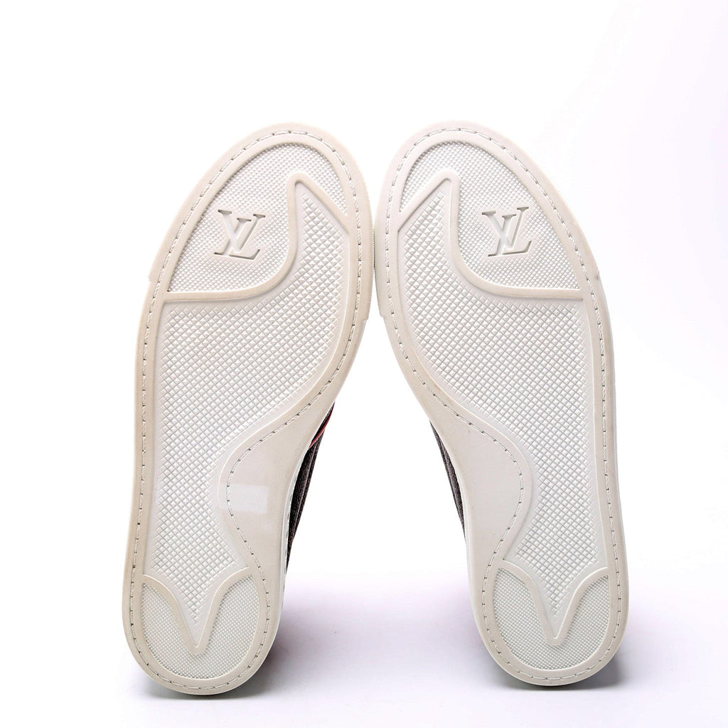 Monogram Chain Slip On Sneakers Size 36.5