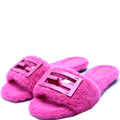 Fendi Baguette Slide Sandals Size 37.5