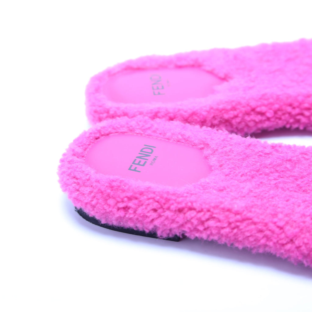 Fendi Baguette Slide Sandals Size 37.5