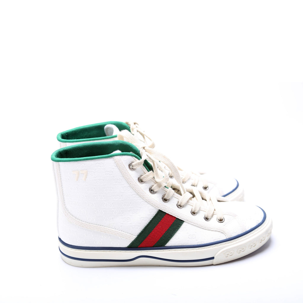 Gucci Tennis 1977 High Top Sneakers Size 37.5