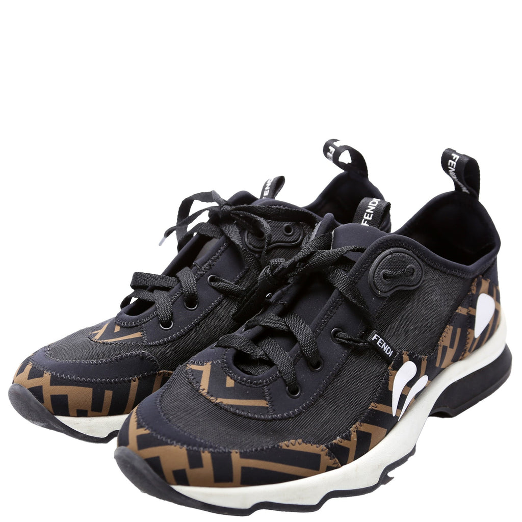 Fendi Zucca Neoprene Sneakers Size 37