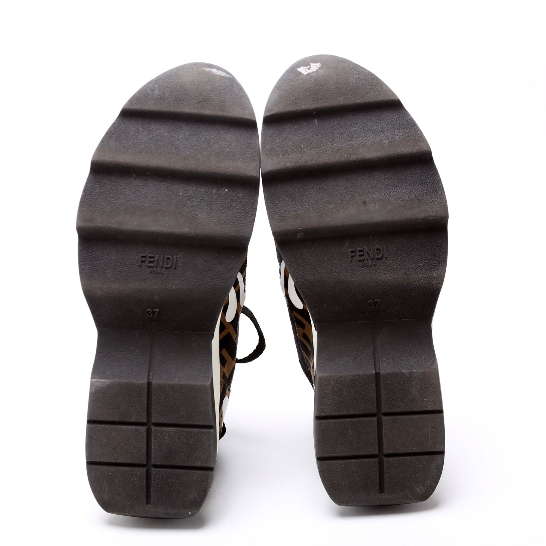 Fendi Zucca Neoprene Sneakers Size 37