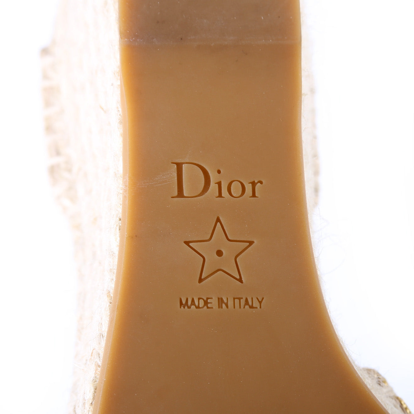 Dior Espadrille Wedges Size 37.5