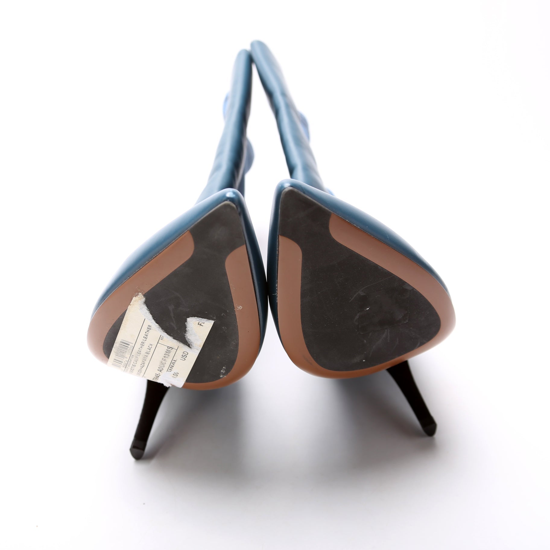 Fendi FF Leather Booties Size 40