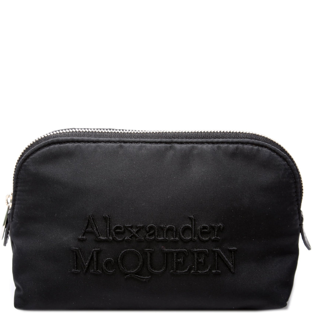 Logo Nylon Cosmetic Bag