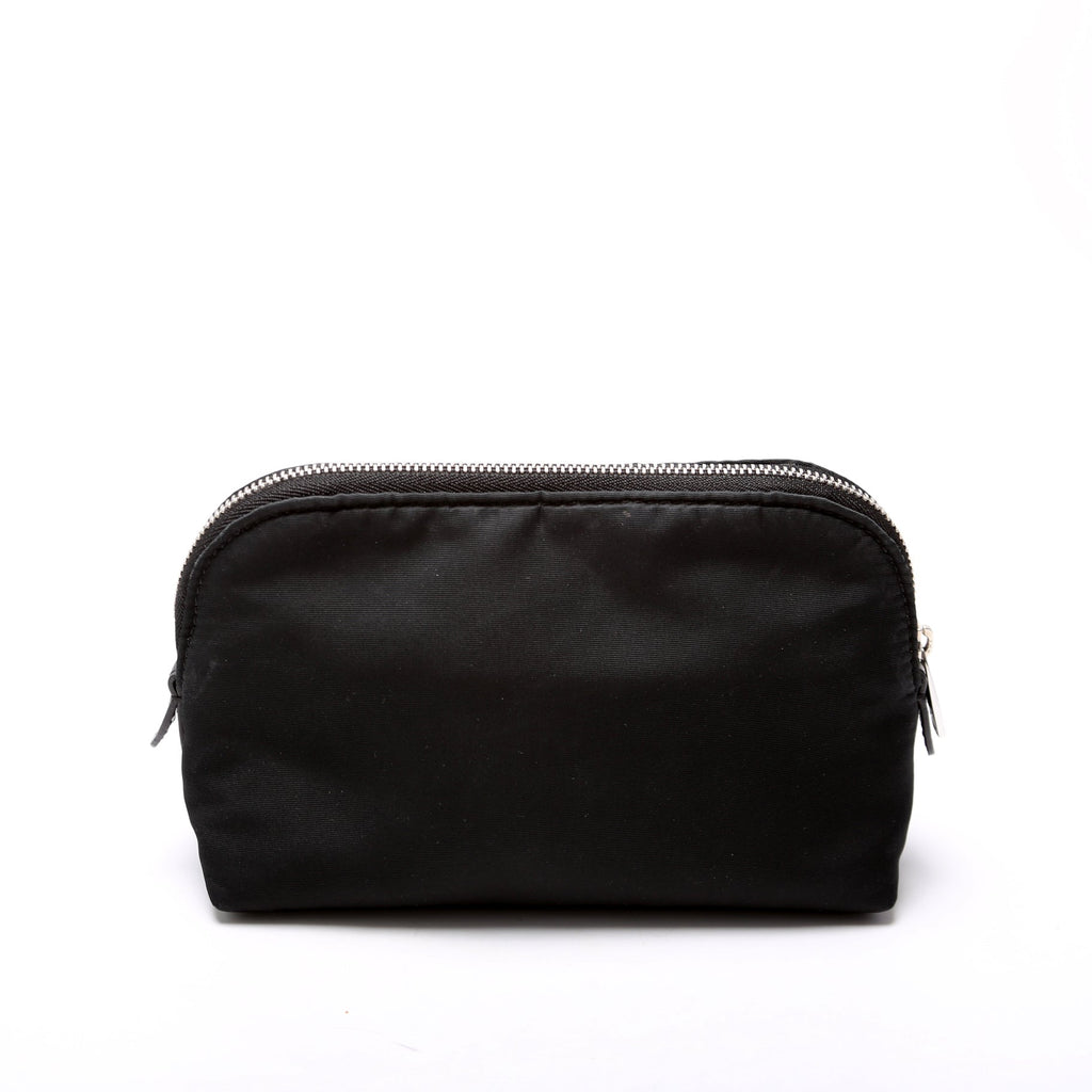 Logo Nylon Cosmetic Bag