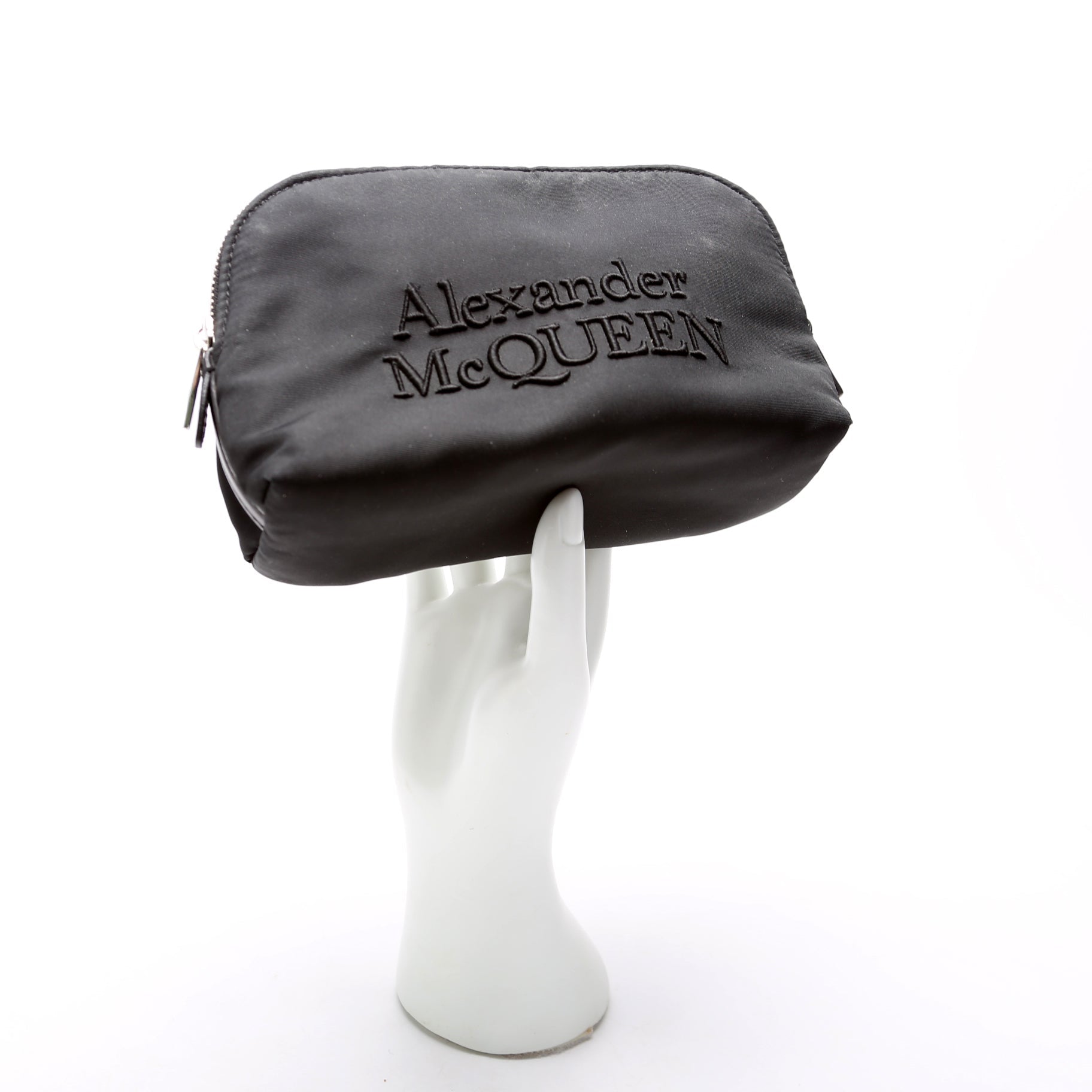 Logo Nylon Cosmetic Bag