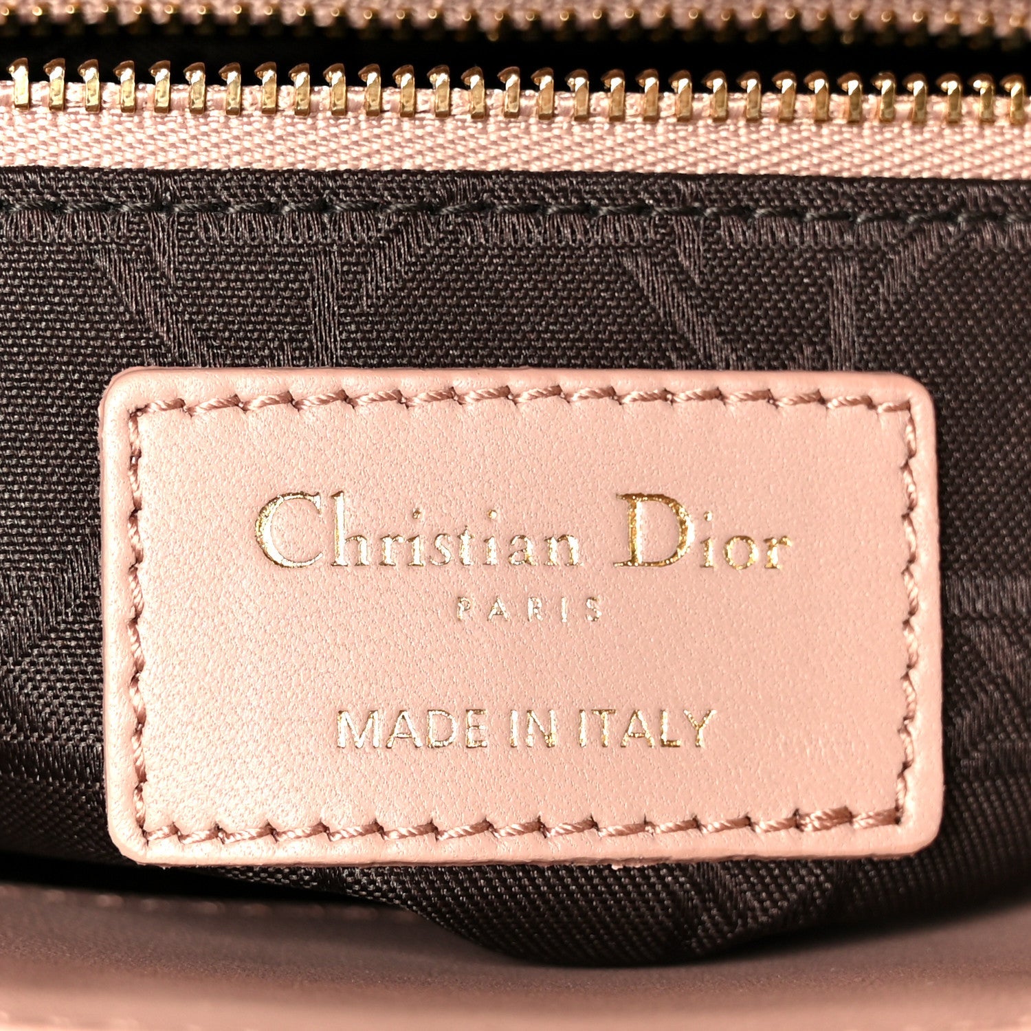 Christian Dior Lambskin Cannage Small My ABCDior Lady Dior Fard