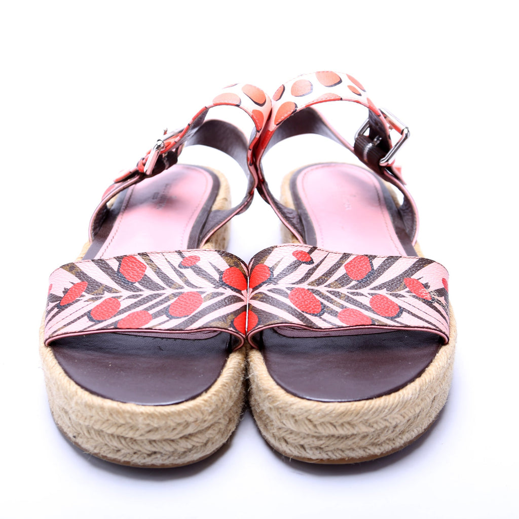 Platform Espadrille Sandals Size 37