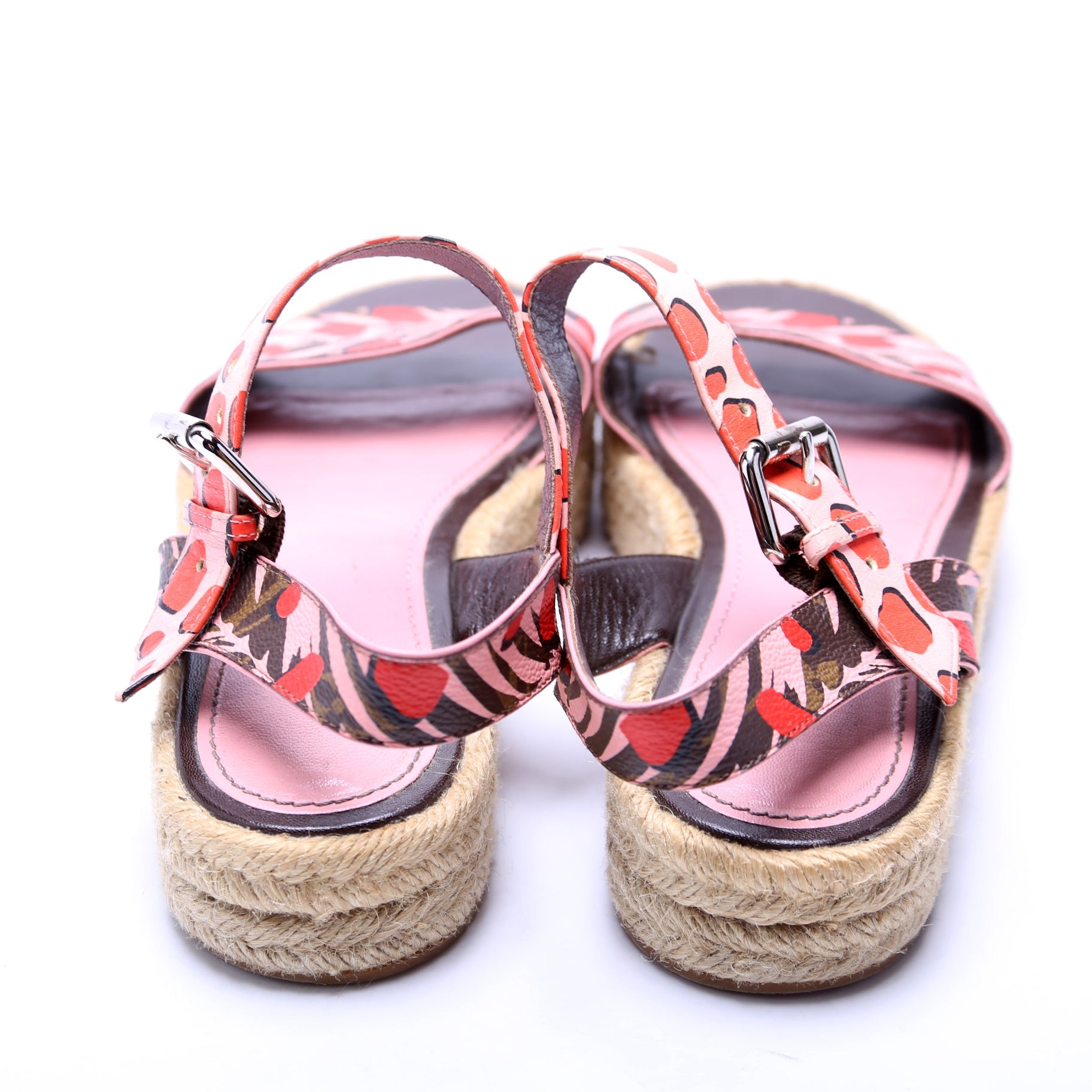 Platform Espadrille Sandals Size 37