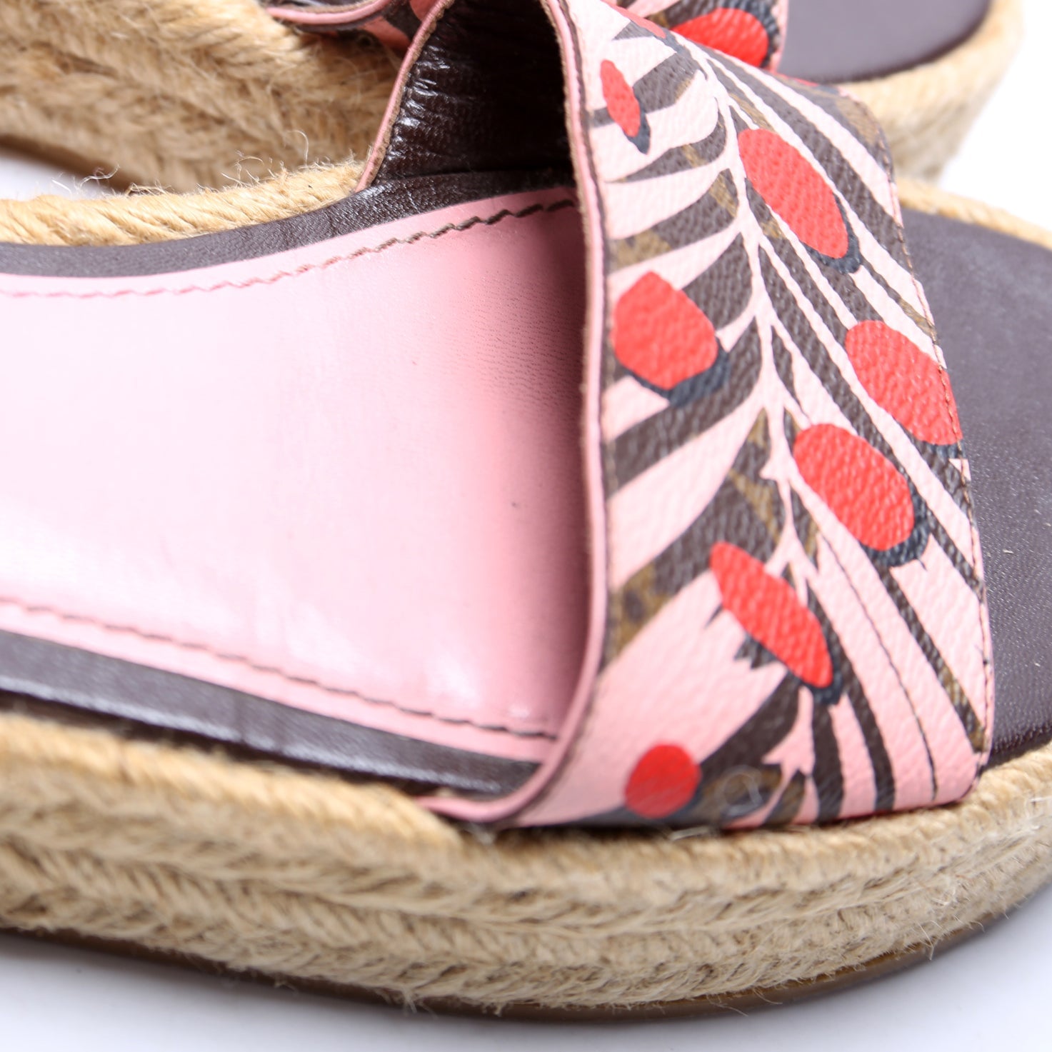 Platform Espadrille Sandals Size 37