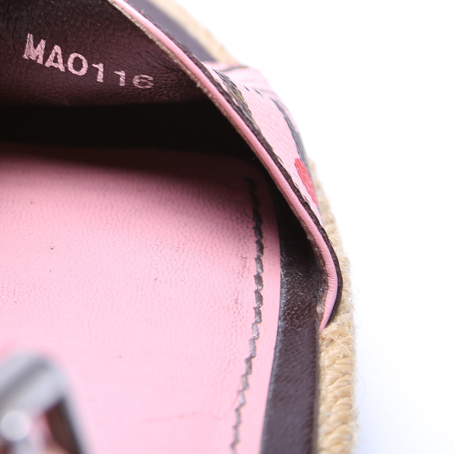 Platform Espadrille Sandals Size 37
