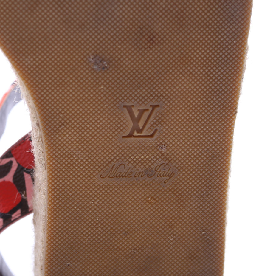 Platform Espadrille Sandals Size 37