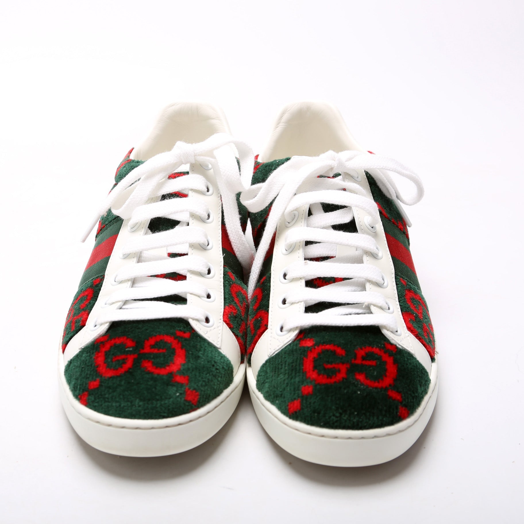 Gucci Ace Web Sneakers Size 38