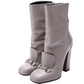 Gucci Leather Horsebit Booties Size 37.5