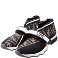 Fendi Rockoko Stretch Fabric Sneakers Size 37
