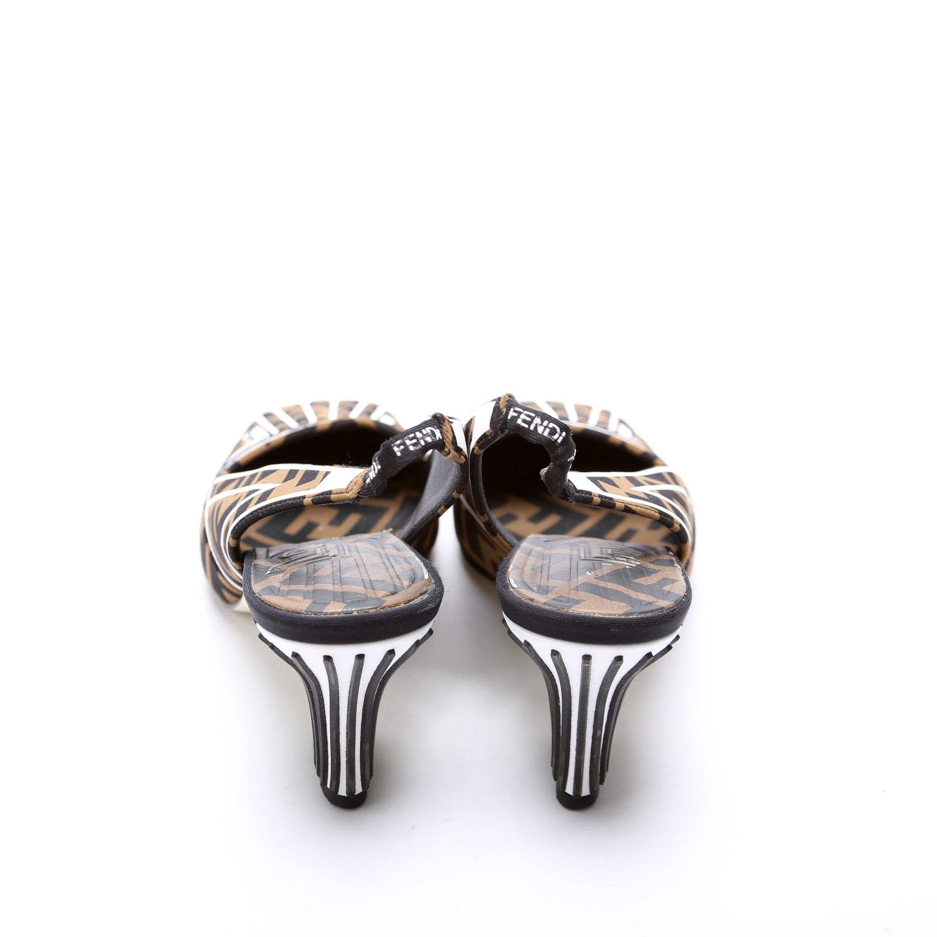 Fendi FF Freedom Zucca Pumps Size 37