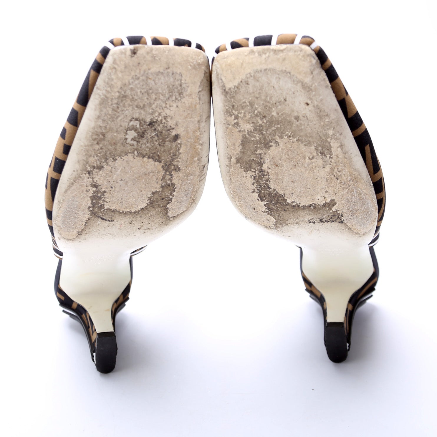 Fendi FF Freedom Zucca Pumps Size 37